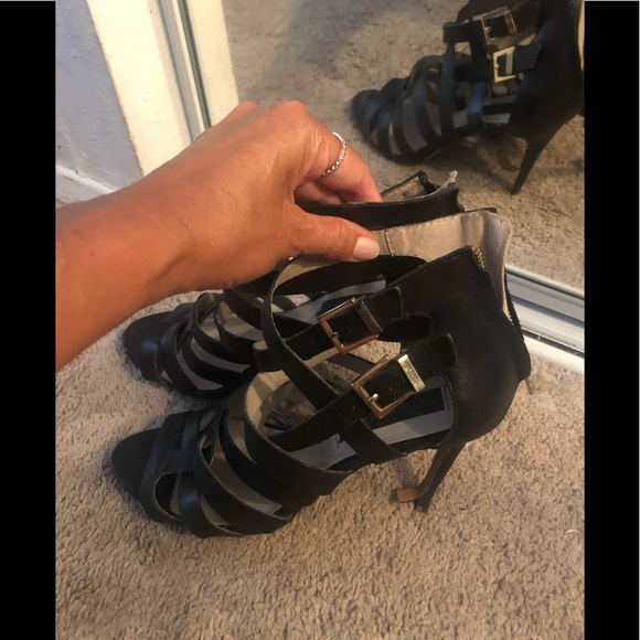 Steve Madden “Gorgeous, weave strap heel sandals sz 9 - Picture 4 of 11